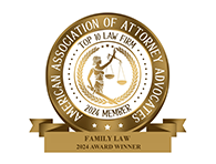 American Association of Attorney Advocates | Top 10 Law Firm | 2024 Member | Family Law 2024 Award Winner